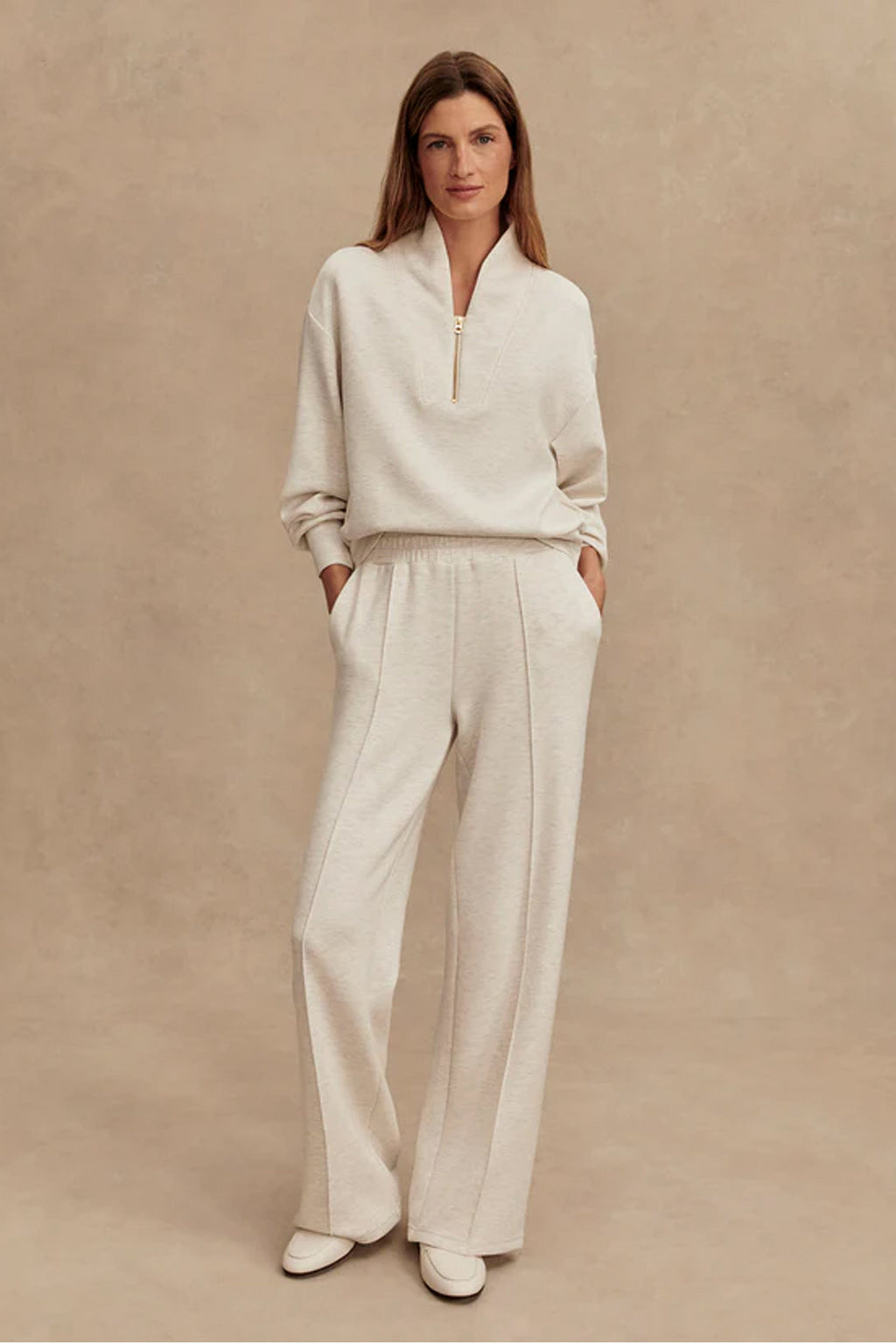 VARLEY | The Wide Leg Pant 30" - Ivory