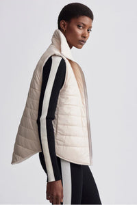 VARLEY | Ellis Reversible Quilt Gilet - Sandshell