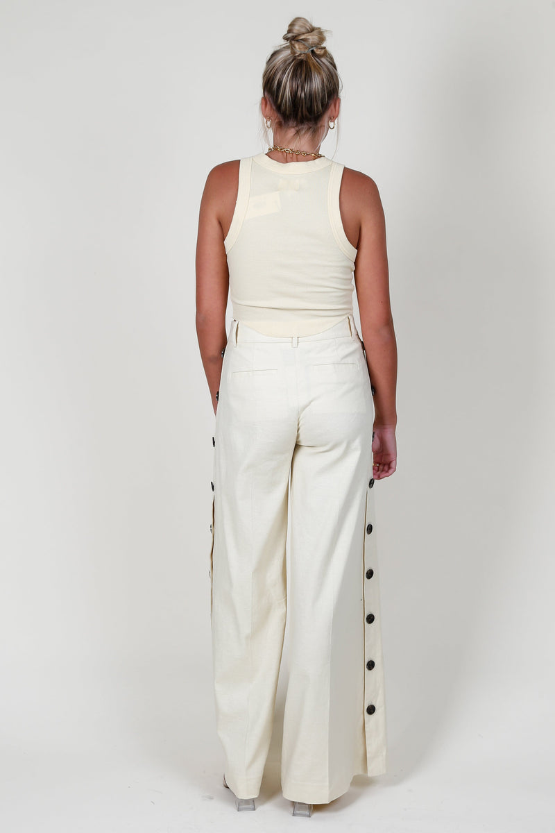 DEREK LAM | Carter Wide Leg Trouser - Sorbet