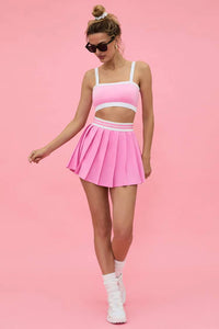 BEACH RIOT | Irina Skirt - Prism Pink