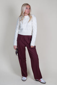 NIA | Sly Pant - Cherry Cola