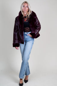 GENERATION LOVE | Dion Moto Jacket - Malbec