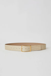 B-LOW THE BELT | Milla Croc Luster - Sand Gold