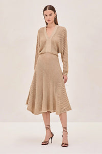 ALEXIS | Heida Dress - Gold