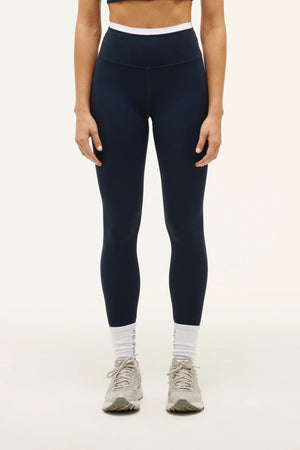 P.E. NATION | Vita Full Length Leggings - Navy/White