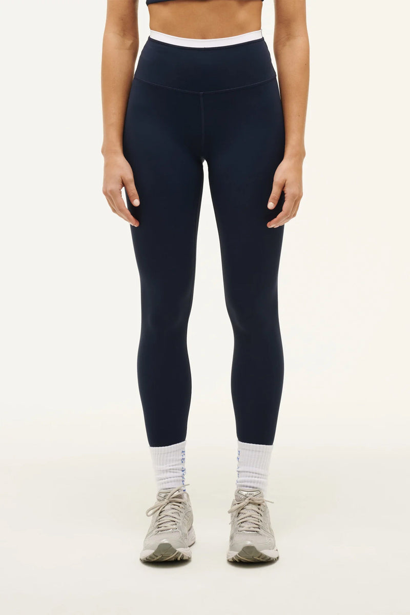 P.E. NATION | Vita Full Length Leggings - Navy/White