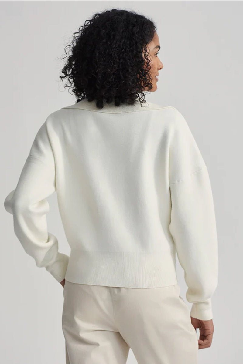 VARLEY | Felise Relaxed Knit Jacket - Egrt