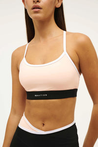 P.E. NATION | Signature Sports Bra - Blush Pink