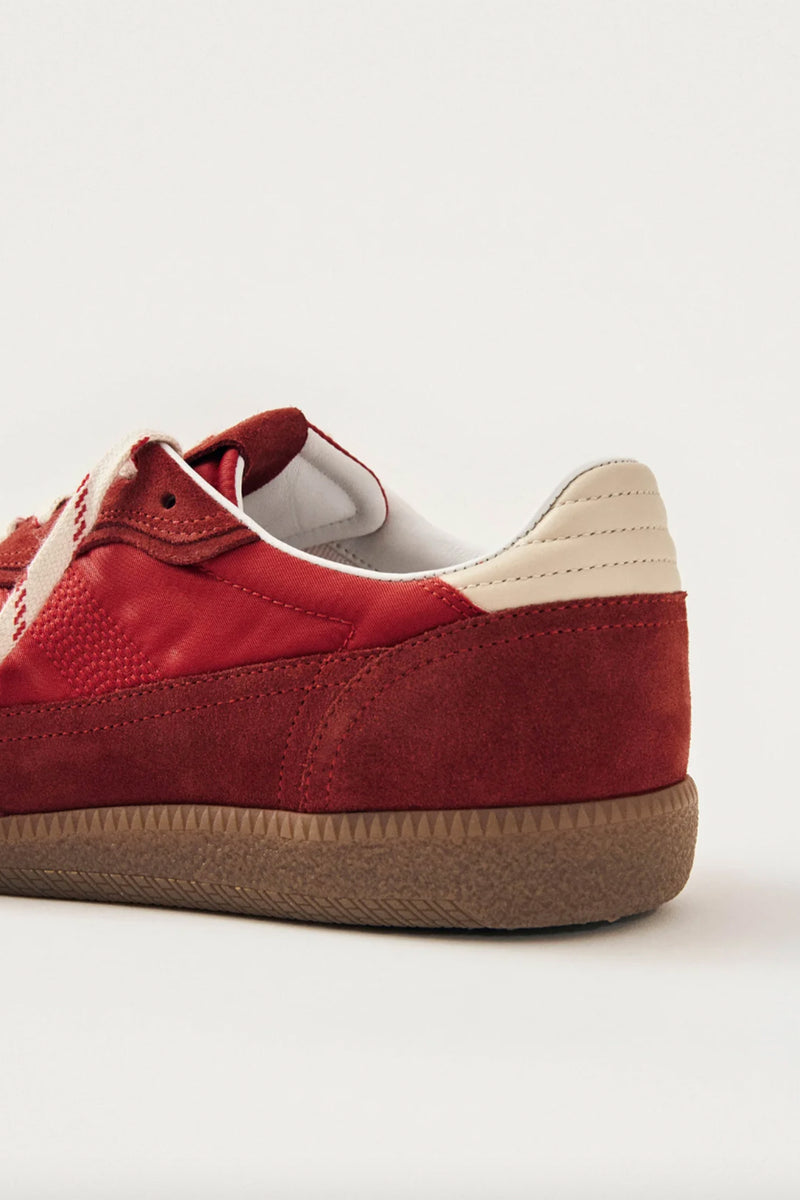 ALOHAS | Rife Sheen Leather Sneakers - Red