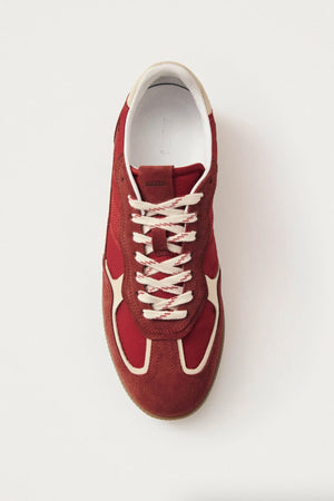 ALOHAS | Rife Sheen Leather Sneakers - Red