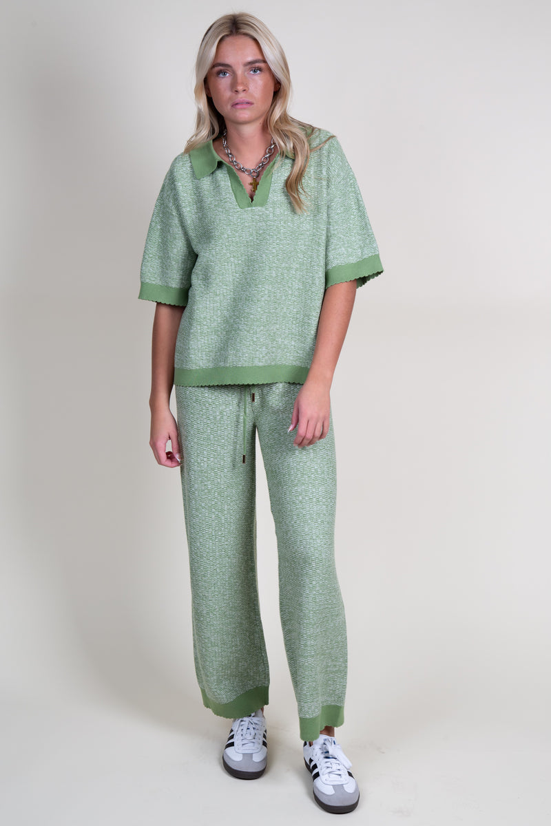 SANCIA | The Tawny Knit Pants - Mint