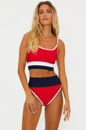 BEACH RIOT | Eva Top - Americana Colorblock