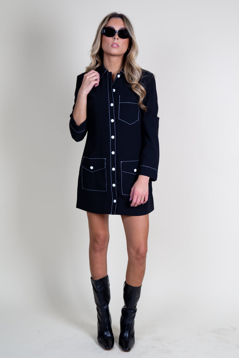 AMANDA UPRICHARD | Gemma Dress - Black