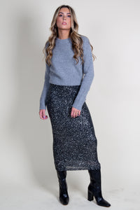 A.L.C. | Dana Skirt - Black/Silver