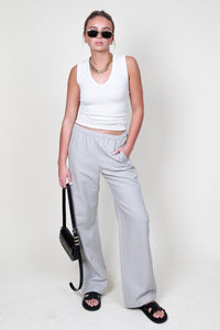 ENZA COSTA | Twill Everywhere Pant - Limestone