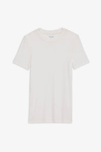 SPLITS59 | Louise Rib Short Sleeve - White