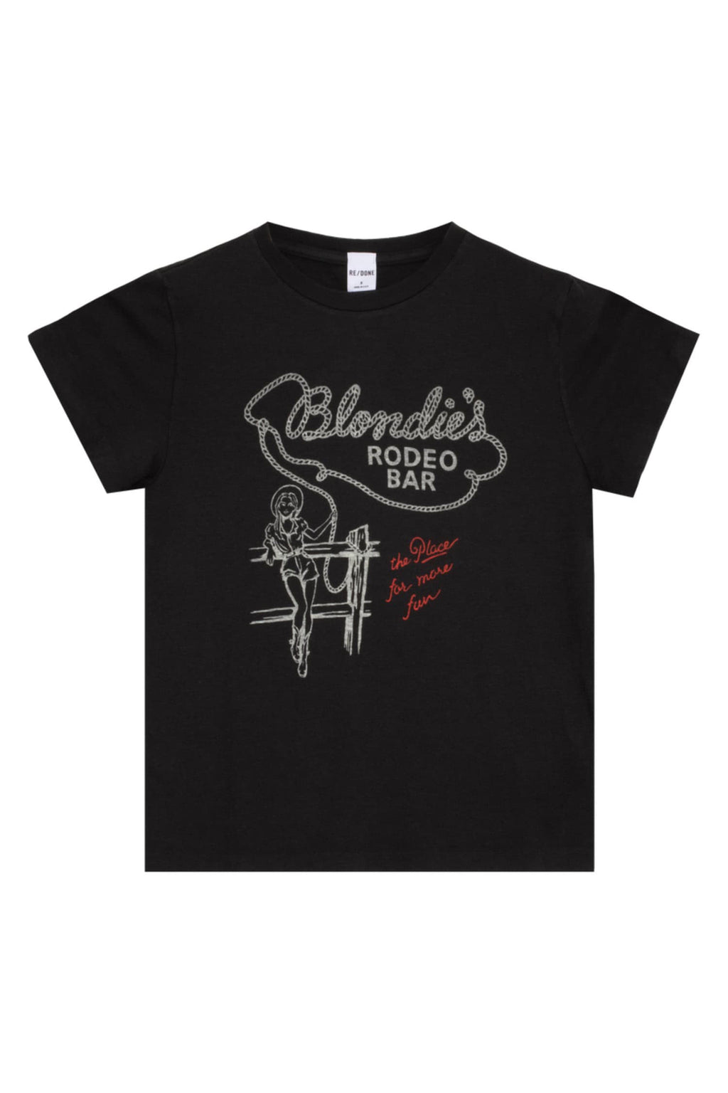 RE/DONE | Classic Blondie Tee -  Washed Black