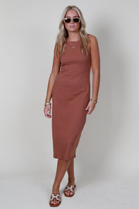 The Ivette Dress - Brick