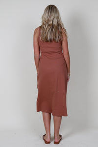 The Ivette Dress - Brick