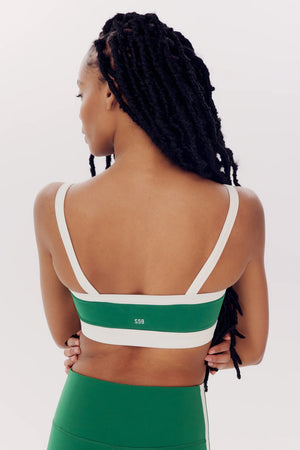 SPLITS59 | Monah Rigor Bra - Arugula/White