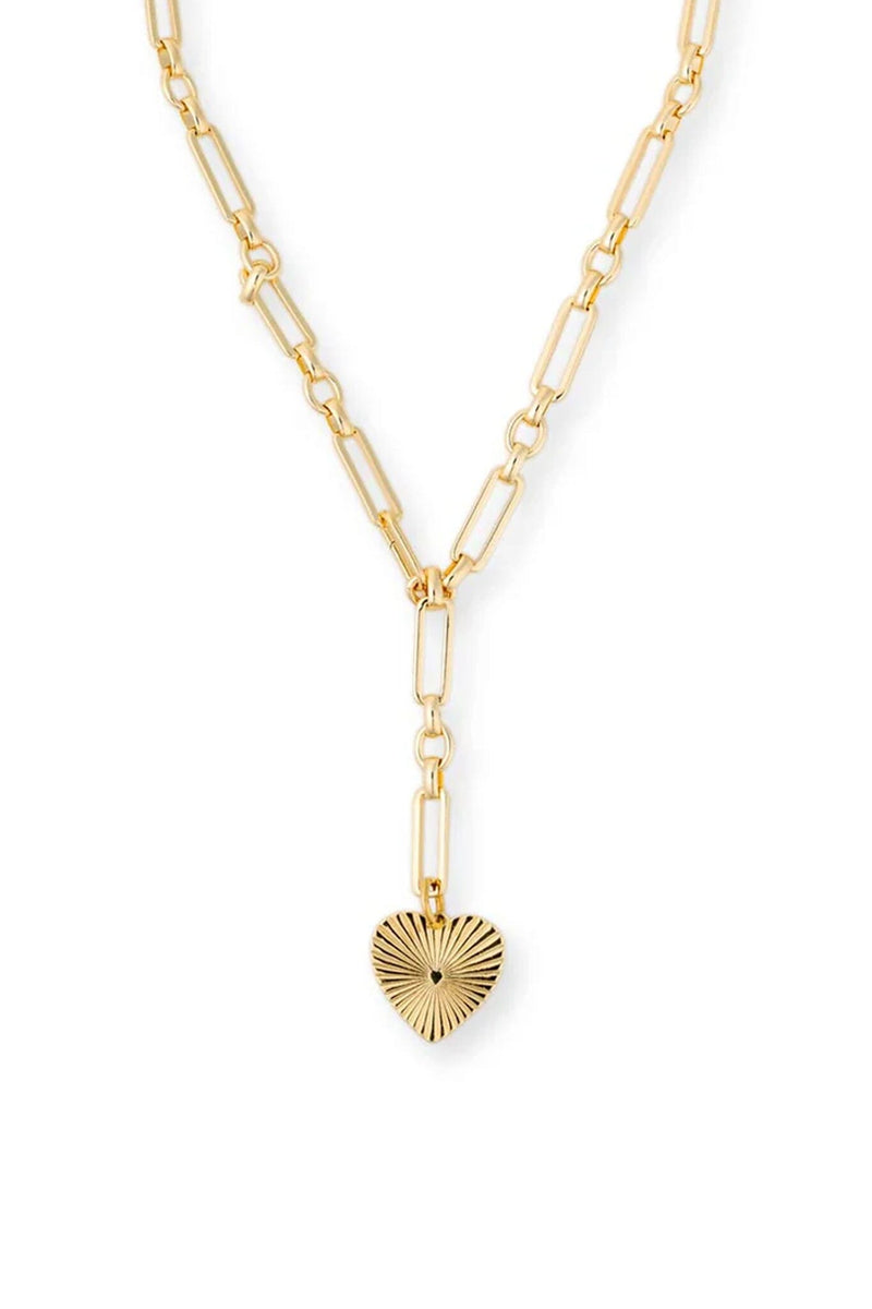 BRACHA | Emile Heart Lariat - Gold