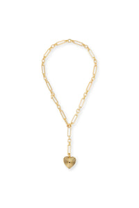 BRACHA | Emile Heart Lariat - Gold