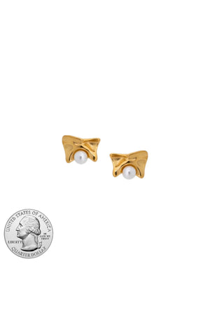 BRACHA | Mandy Pearl Studs - Gold