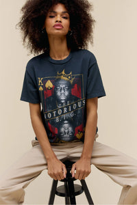 DAYDREAMER | Biggie King Of Spades Weekend Tee - Vintage Black