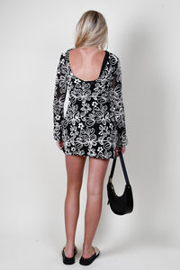 MON RENN | Kamali Mini Dress - Black/White