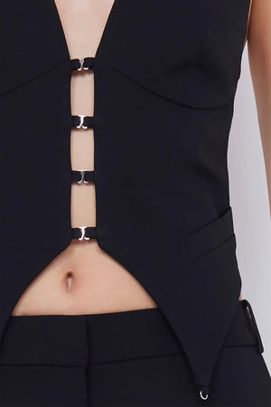 BEC + BRIDGE | Wilder Halter Top - Black