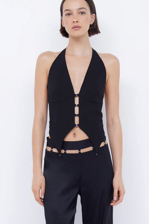 BEC + BRIDGE | Wilder Halter Top - Black