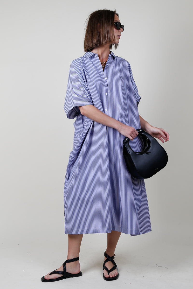 SUNDAYS | Fiora Caftan - Sea Blue Stripe