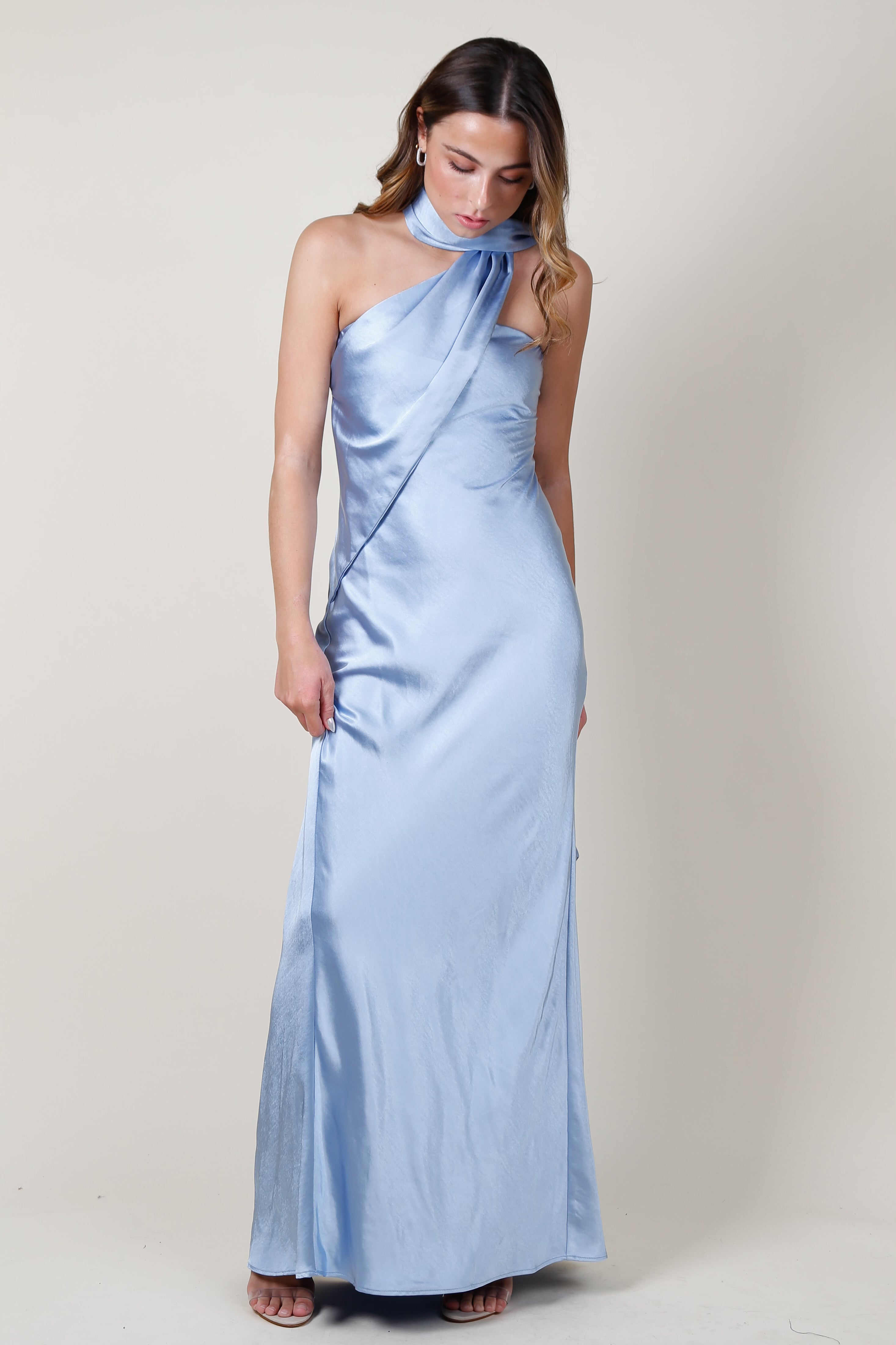 MISHA | Lilia Dress - Cerulean Blue – Scarlet Clothing