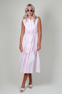 DEREK LAM | Florence Sleeveless Shirt Dress - Primrose