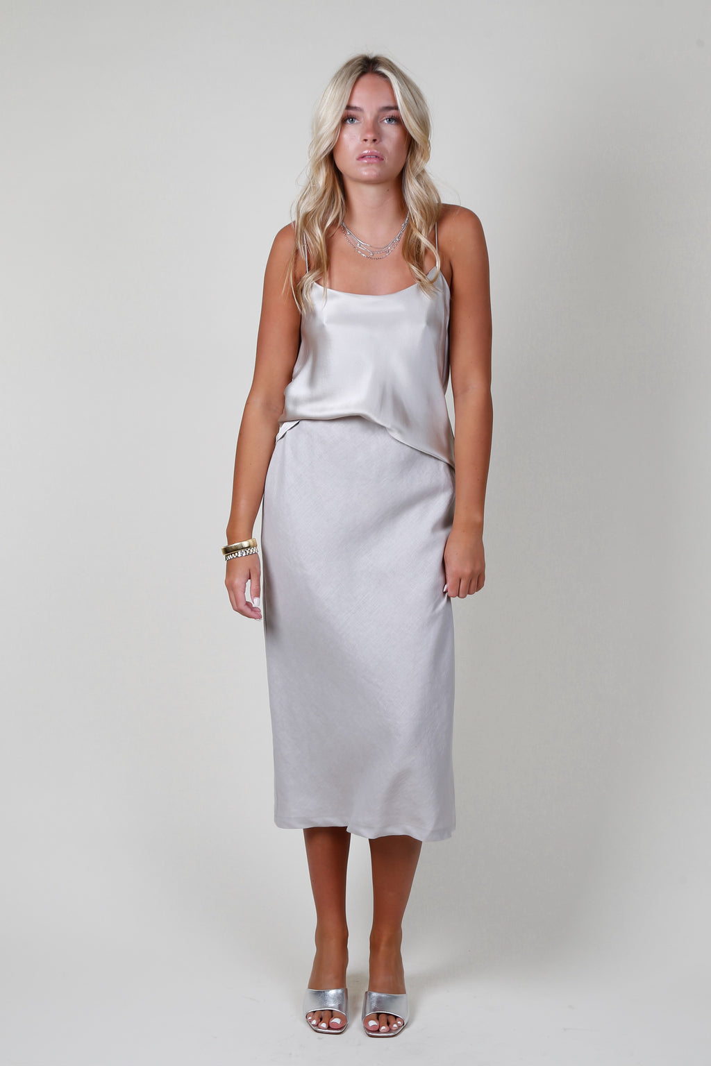 ENZA COSTA | Linen Bias Skirt - Flax