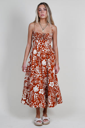 ASTR | Sarai Dress - Rust