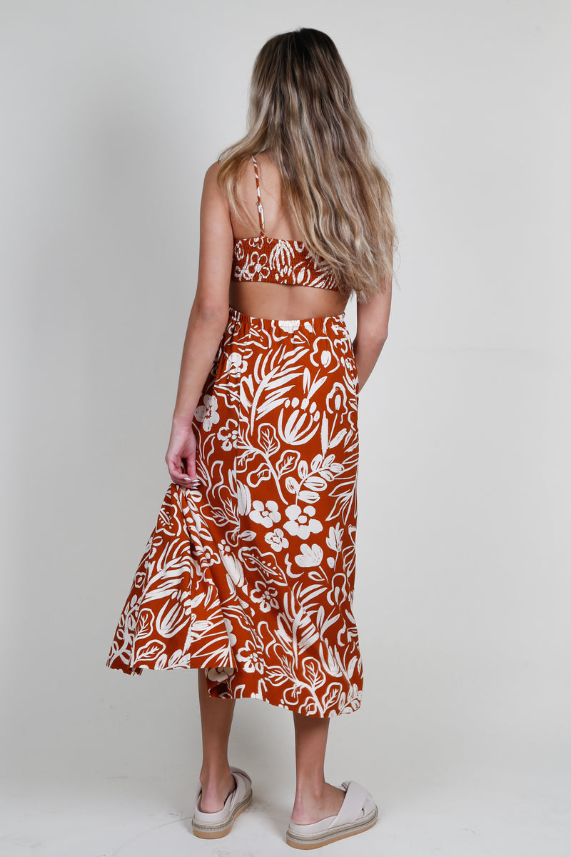 ASTR | Sarai Dress - Rust