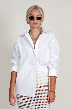 BEC + BRIDGE | Arlo Yoke Shirt - Ivory