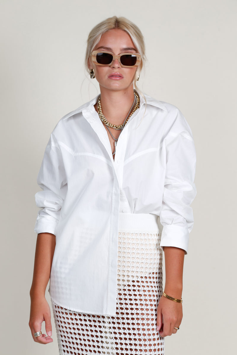 BEC + BRIDGE | Arlo Yoke Shirt - Ivory