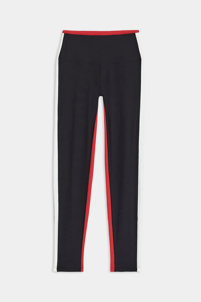 SPLITS59 | Sam High Waist Rigor 7/8 - Red/Black