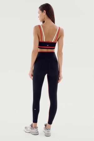 SPLITS59 | Sam High Waist Rigor 7/8 - Red/Black