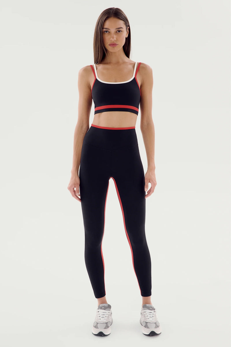 SPLITS59 | Sam High Waist Rigor 7/8 - Red/Black