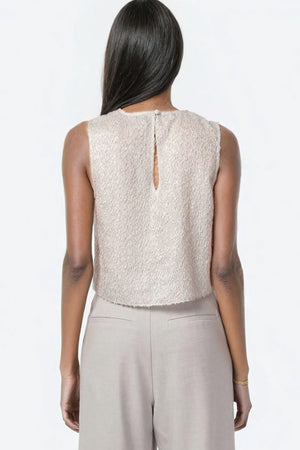 CAMI NYC | Romilly Metallic Chiffon Top - Haze