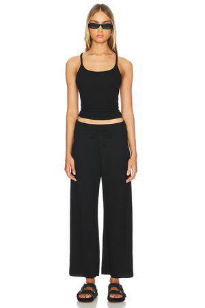 LNA | Kismet Waffle Pant - Black