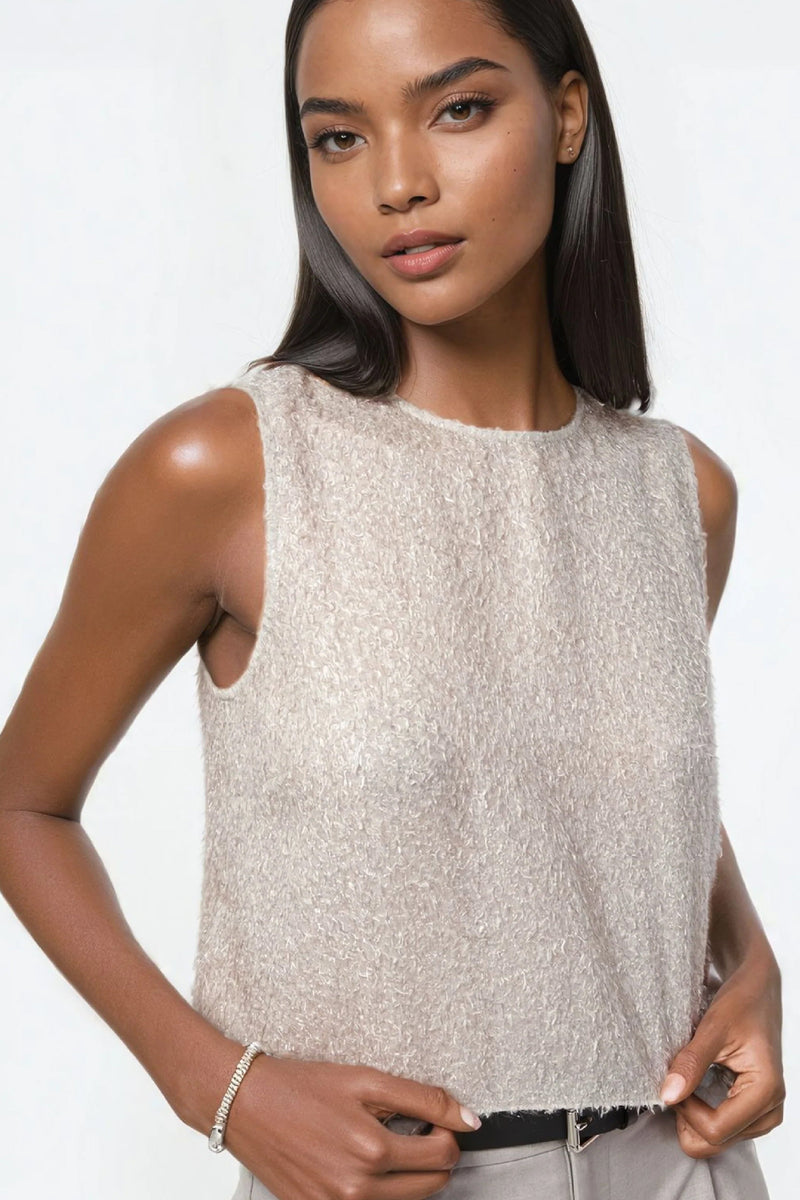 CAMI NYC | Romilly Metallic Chiffon Top - Haze