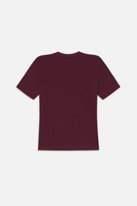 FRAME | The Baby Tee - Burgundy