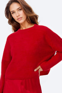 CAMI NYC | Niall Cashmere Sweater - Cardinal