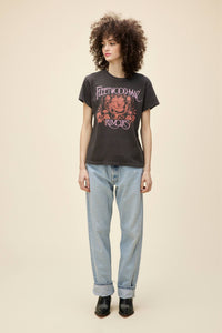 DAYDREAMER | Fleetwood Mac Floral Tour Tee - Black