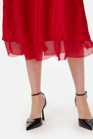 CAMI NYC | Genoa Skirt - Cardinal