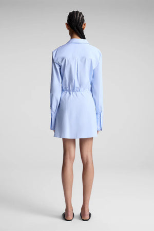 A.L.C. | Lydia Dress - Ice Blue/White